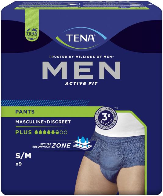 TENA Men Active Fit Pants Medium 9 kpl