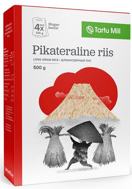 Pikateraline riis 4 x 125 g