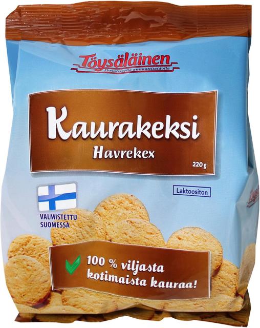 Töysäläinen kaurakeksi 100% 220g