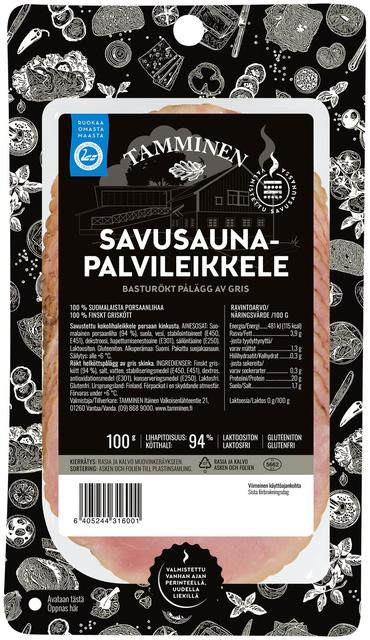 Tamminen savusaunapalvileikkele 100g