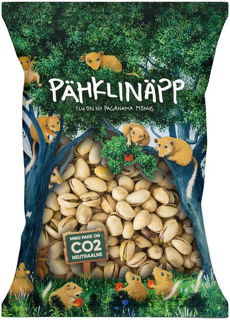 Pistaatsiapähkel meresoolaga 500g Pähklinäpp