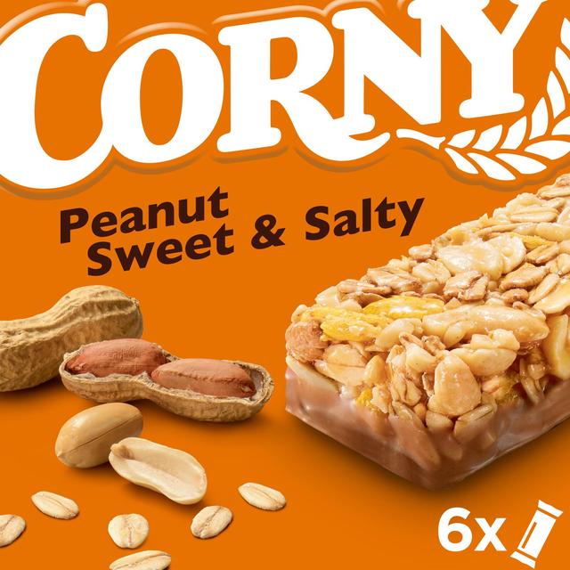 Corny Peanut Sweet & Salty välipalapatukka 6x25g