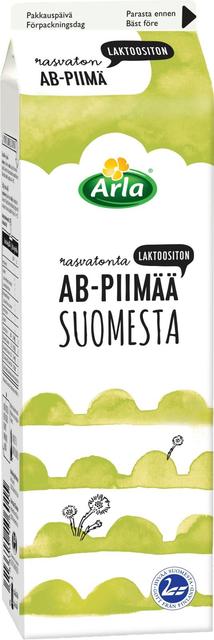 Arla Acidofilus-Bifidus piimä 1 L laktoositon rasvaton Suomi