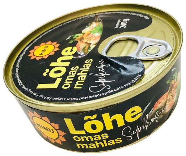 Minu lõhe omas mahlas - supikogu 240g