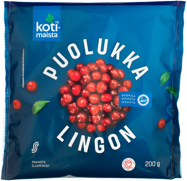 Kotimaista puolukka 200g