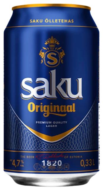 Saku Originaal õlu, 330 ml