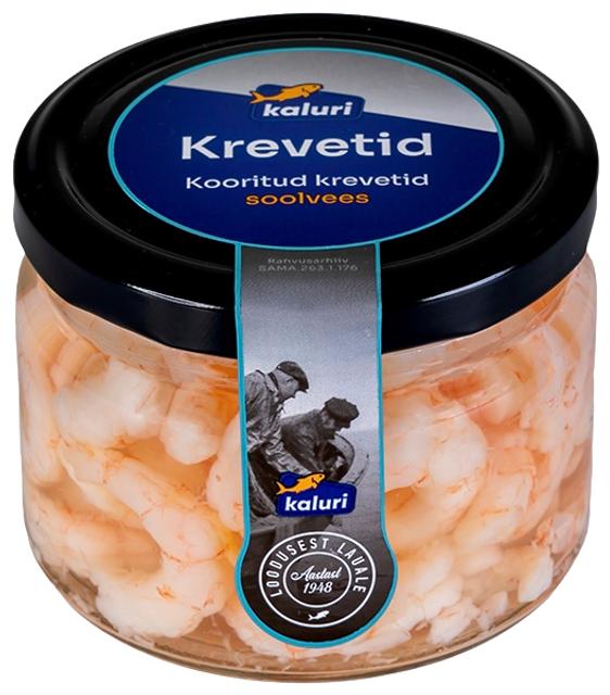 Kooritud krevetid soolvees 250 g