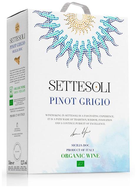 Inycon Settesoli Pinot Grigio Organic KPN vein 12,5%vol 3L