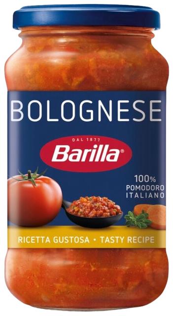 Barilla Bolognese tomaattikastike naudan- ja sianlihan kera 400g