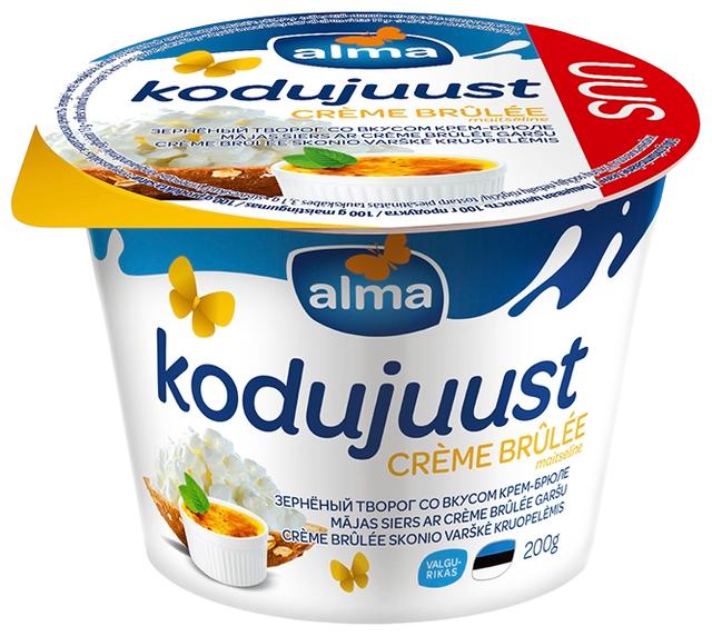 Kodujuust crème brûlée maitseline, 200 g