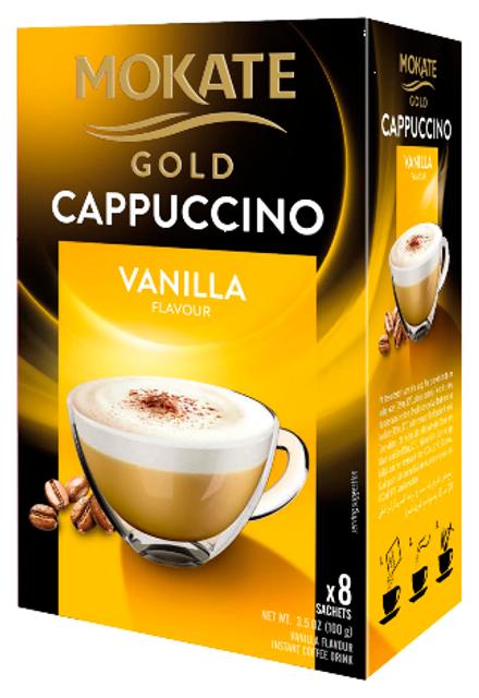 MOKATE GOLD Cappuccino kohvijook Vanilje 12.5g x 8