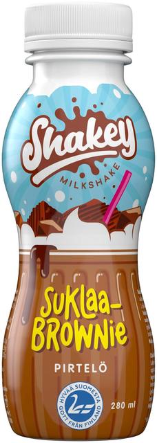 Shakey milkshake Suklaabrownie pirtelö 280ml