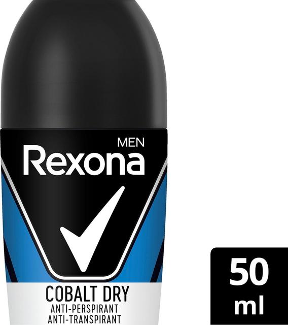 Rexona Men 48h Cobalt Dry Antiperspirantti Deodorantti roll-on raikas tuoksu 50 ml