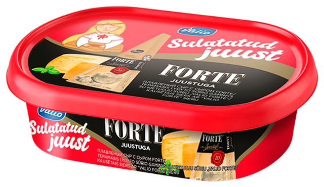 Valio sulatatud juust Forte juustu 185g