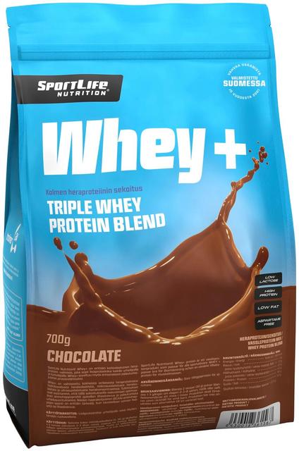 SportLife Nutrition Whey+ 700g suklaa heraproteiinisekoitus