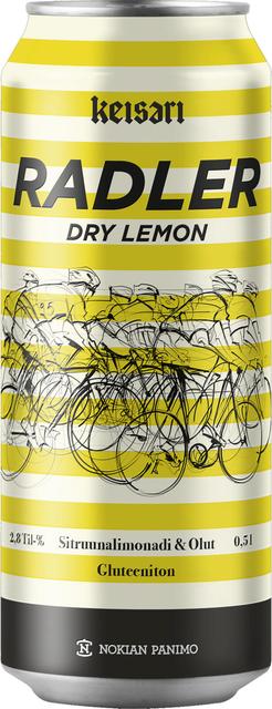 Keisari Dry Radler Lemon 2,8% 0,5l