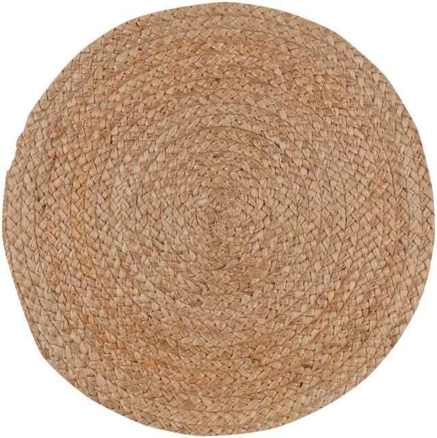 House juuttitabletti pyöreä 38 cm natural golden jute