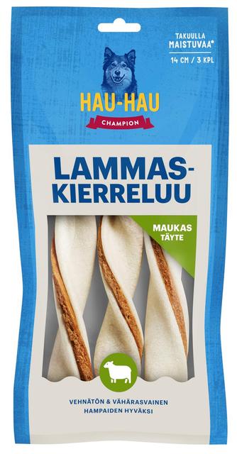 Hau-Hau Champion Lammaskierreluu 14 cm, 3 kpl, 70 g