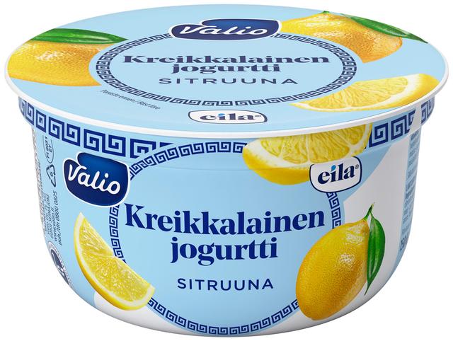 Valio kreikkalainen jogurtti 150 g sitruuna laktoositon