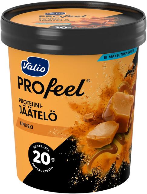 Valio PROfeel® jäätelö 480 ml kinuski laktoositon