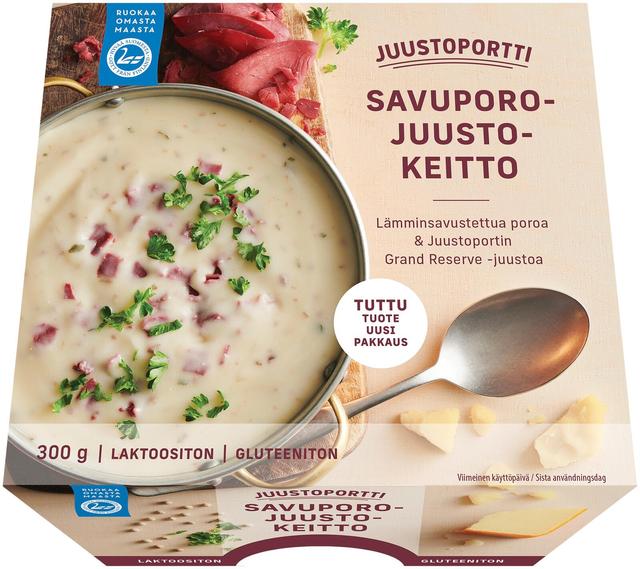 Juustoportti Savuporo-juustokeitto 300 g laktoositon, gluteeniton