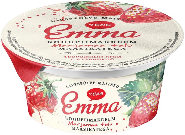 Emma kohupiimakreem maasika 150 g