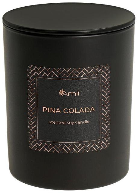 Lõhnaküünal must pina colada 145g