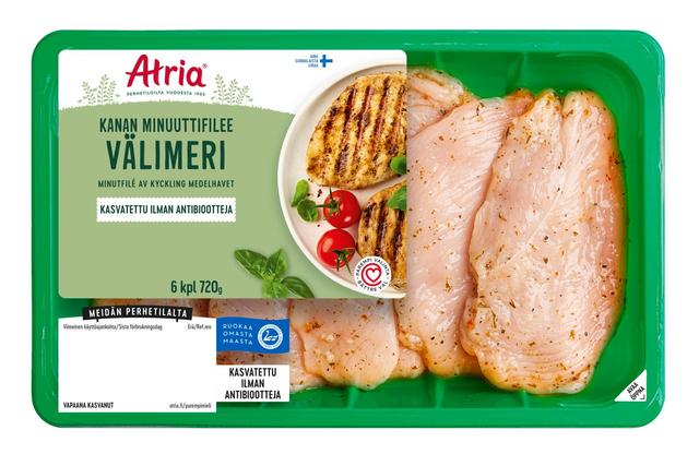 Atria Kanan Minuuttifilee Välimeri 720g