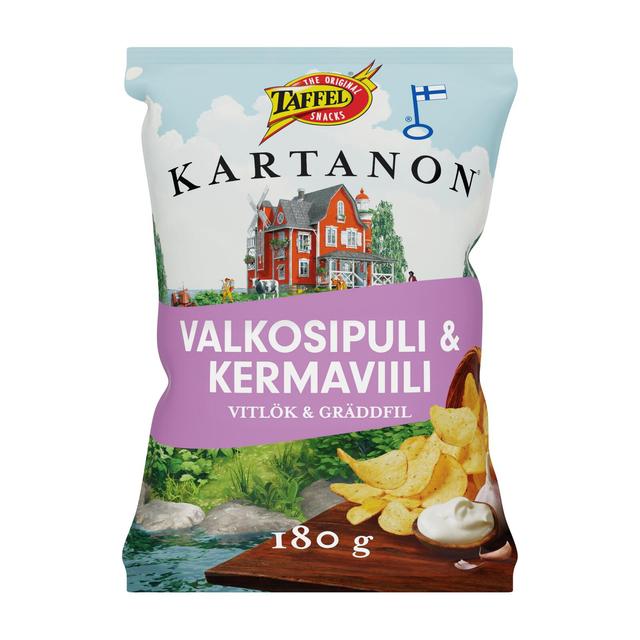 Taffel krõpsud küüslaugu-hapukoore 180 g