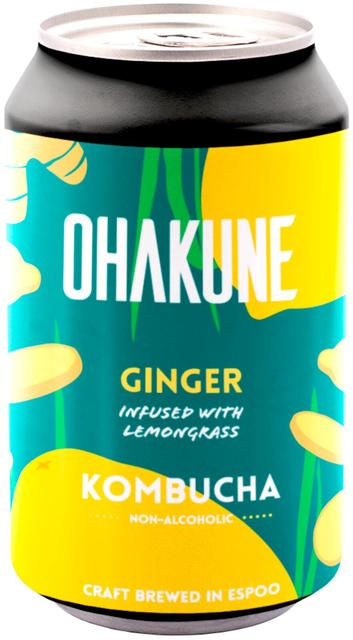 Ohakune Kombucha Ginger teejuoma, 330ml