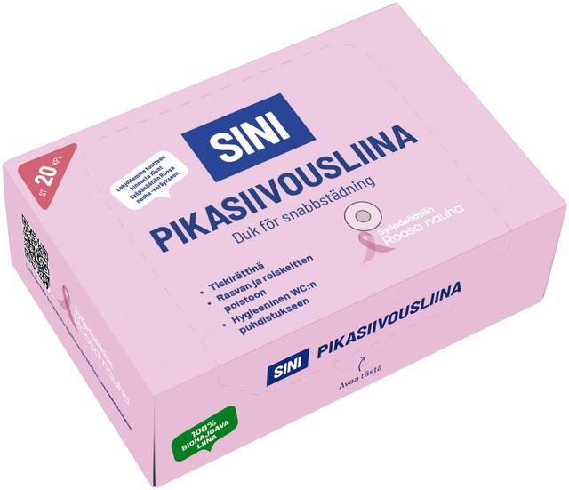 Sini Pikasiivousliina 20 kpl roosanauha