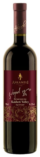 Askaneli Kakheti Valley Red Medium Sweet GT vein 12%vol 750ml