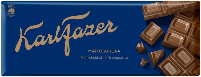 Karl Fazer maitosuklaa suklaalevy 200g