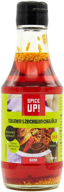 Spice Up! Tulinen Szechuan chiliöljy 200 ml