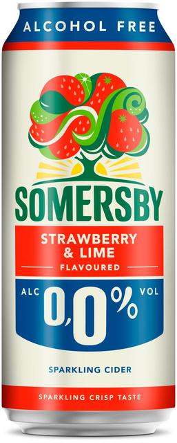 Somersby Strawberry&Lime alkoholivaba siider 500ml