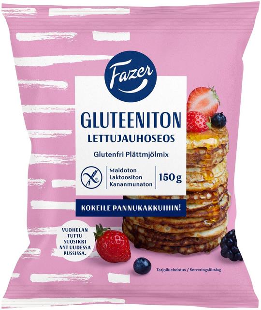 Fazer Gluteeniton Lettujauhoseos 150 g