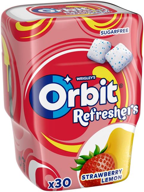 Refreshers ORBIT maasika-sidruni pudel 67g