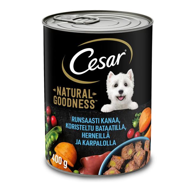 Cesar 400g Natural Goodness Kanaa ja Bataattia tölkki