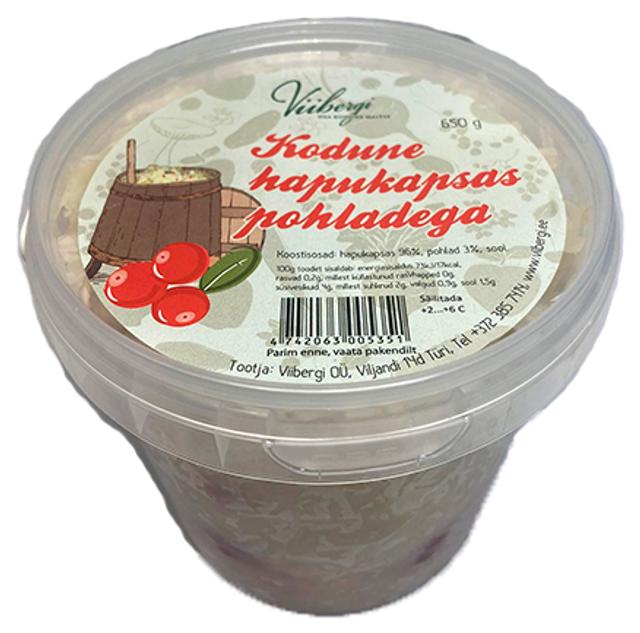 Hapukapsas pohladega 650g