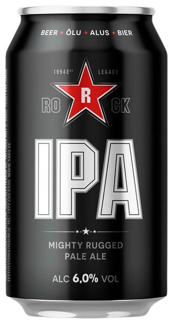 Rock Ipa õlu 6%vol 330ml