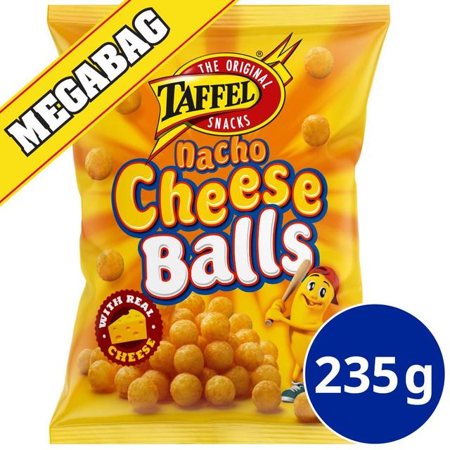 Taffel Nacho Cheese Balls maustettu juustosnacks 235g