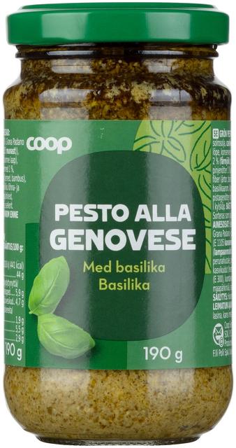 Coop Pesto Alla Genovese basilika 190 g