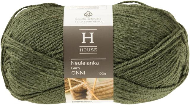 House neulelanka Onni 100 g Dark Green 1490