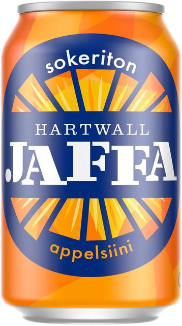 Hartwall Jaffa Appelsiini Sokeriton virvoitusjuoma 0,33 l