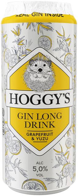 Hoggy´s gin long drink grapefruit&yuzu 500ml