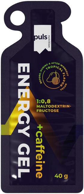 PULS Energy gel+caffeine Tropical 40g