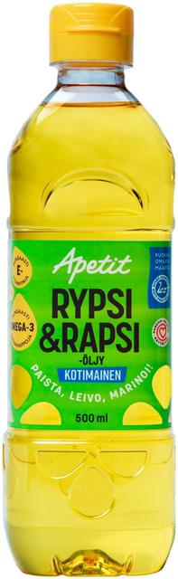 Apetit Kotimainen Rypsi&rapsiöljy 500ml