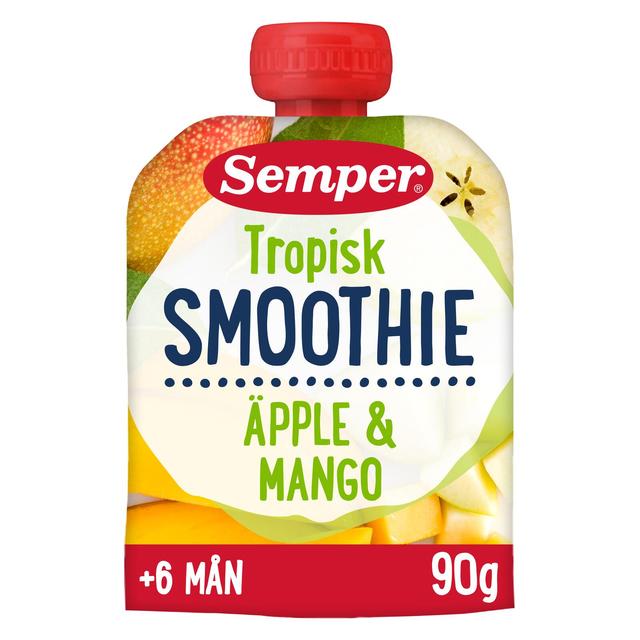 Semper Smoothie Tropisk Omena&Mango 6kk hedelmäsose 90g