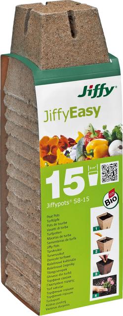 Turbapott Jiffy 8 cm 15 tk