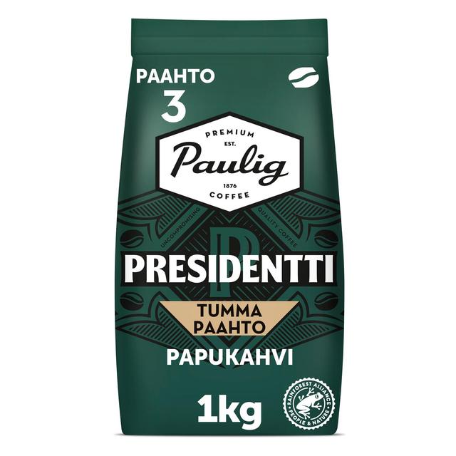 Paulig Presidentti Tumma Paahto kahvi kahvipapu 1kg